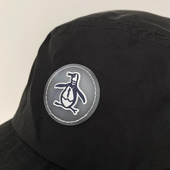 Original Penguin Bucket Hat OSFM Polyester Black Summer Pool Beach Style $45 - Picture 5 of 8